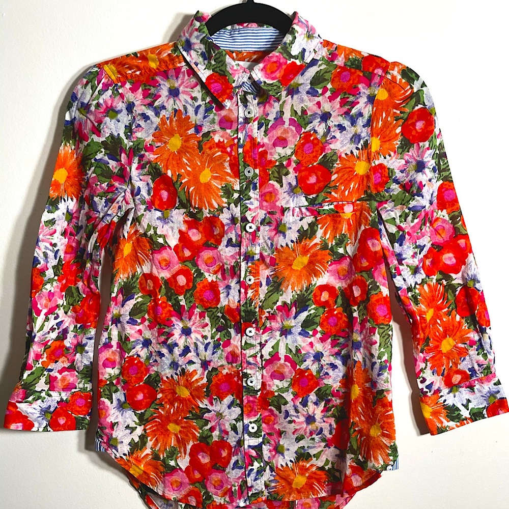Anthro HD in Paris Hanalei Floral Button Down